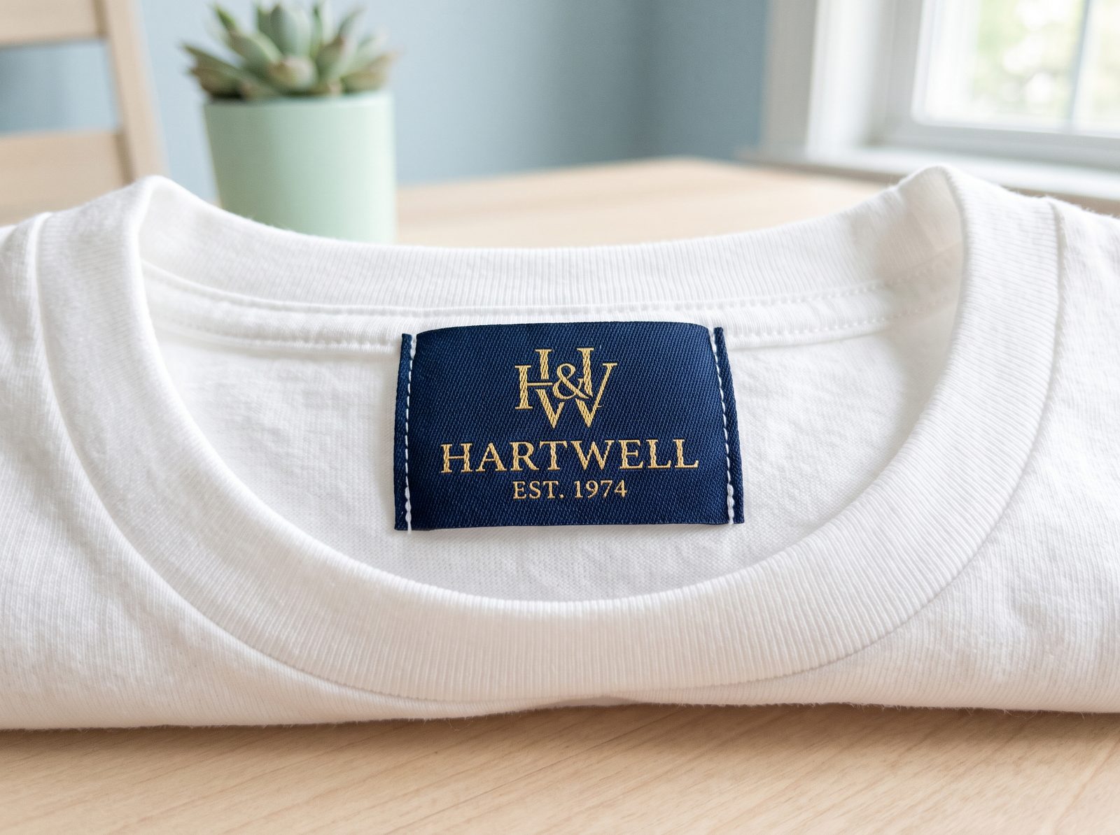 Woven cuff label
